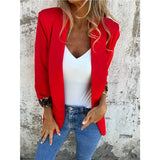 2025 Colored Leopard Stylish Small Suit Jacket