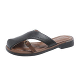 Red Fashion Soft-Soled Slippers Women's Summer Wear 2025 New Leisure Roman Beach Shoes Temperament Head