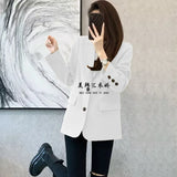 Zingj Spring And Autumn New Small Suit Jacket Female Hot Style Temperament Leisure Slim Show Thin Students Small Suit