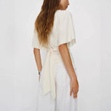 Women's New Casual Simple Solid Color Back Strapped