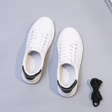 White Shoes Women 2025 Spring And Autumn New Female Shoes Students Flat Tide Shoes Spring And Autumn Sports Leisure