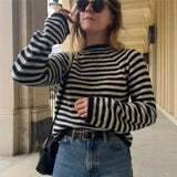 And Winter New High-Collared Collared Turtleneck Sweater Knitted Long-Sleeved
