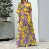 Women's V-Neck Lantern Sleeve Long Sleeve Short Top Broad Leg Trousers Fashion Suit Women's