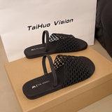 Flat Cool Drag Women Wear 2025 New Summer Net Red Holiday Roman Sandals Design