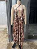 Summer New Breast-Wearing Waist Seaside Holiday Dress Suit Women's