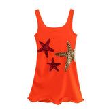Explosion Women's ZA Summer New Fashion Slid Embroidered Mini