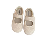 Zingj Fragrant Wind French Shallow Flat Mary Jane Single Shoes Female 2024 New Autumn And Winter Plus Velvet Retro Soft