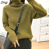 Oversize Sweater Women Autumn Winter Casual Basic Knitted Sweater Pullovers Korean Loose Jumper Streetwear