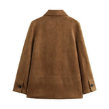 Brown Suede Overshirt- Outfit