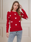 And Winter New Valentine's Day Sweater Women's Design Love To The Girl With The Collar Knitted
