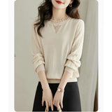 The Bottom Shirt Women's Autumn Dress 2025 New Short Shirt Beautiful Shirt To Reduce The Age Of The Long Sleeve