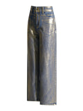 Zingj Straight Leg Jeans For The Spring 2024 New Retro Trend Wide-Leg
