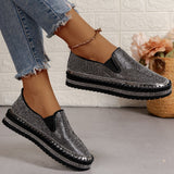 And Autumn 2025 New Lefu Shoes Thick Sole Lazy One Foot Pedal Drilling Shoes Women's Flat-Bottomed