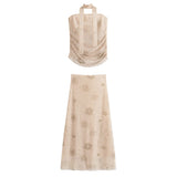 Women's Explosive Beaded Top + Half-Dress