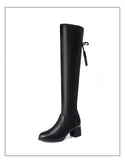 Zingj Boots 2023 New Women's Boots Thin Legs Around High Heel Boots Women Over-The-Knee Boots-Outfit