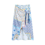 Women's Clothing Positioning Printing Long-Sleeved Shirt Dress