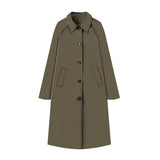 Women's Clothing INS Explosive Temperament Collar Single Buckle Wind Jacket