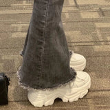 Dad Shoes Women's Height Increased 2025 Spring New Small Man Showing High Thick Bottom Fried Street Sneakers