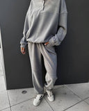 New Casual Jacket Suit Women's Solid-Colored Velvet Trousers
