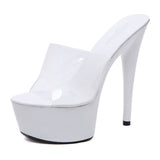 Zingj Autumn Night Club Sex Women's Shoes Waterproof Platform Roman Fish Mouth Lady Ultra High Heel