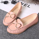 women's loafers Solid Colors Flat ballet shoes Bow Knot Lazy loafers Shallow Casual Slip On Shoes scarpe