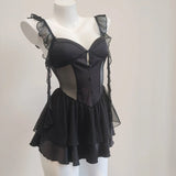 Dress Fairy Fluttering Super Fairy Pendant Net Canopy Skirt Female Summer Sexy Pure Lust High-End Gentle