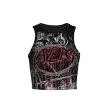 Spring And Summer 2024 New Dark Street Nail Printed Vest