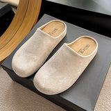 Slippers Women Wear 2025 Spring Explosion Of Thick Soles Of Lazy Shoes Retro Bag Head Half