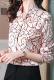 New Spring Women Silk Shirt Fashion Satin Long Sleeve Blouse Vintage Women's Elegant Blouses OL Womens Tops Female