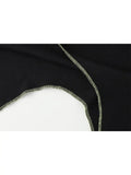 Crop Tops Women New Fake Two-piece Sexy Off Shoulder Irregular T-shirt Female Streetwear Vintage Long Sleeve Y2K Gothic
