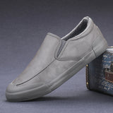 Walk Men's Shoes Cotton Shoes Men's Casual Leather Shoes Korean Trend Low-Top Shoes Autumn And Winter Shoes 9101