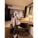 New Autumn And Winter Fashion Fluffy Long Coat Imitation Fox Furry Pike