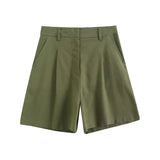 Women's Linen-Blend Vests In Spring And Summer 2025S + Shorts Sets Of Trendy