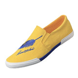 The Autumn Of 2025, The New Men's Shoes Korean Printing Trend Men's One-Legged Canvas Shoes Casual Cloth Shoes Fashion