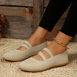 And South Korea Ping Base Large-Size Flying Single Shoes Women 2025 Autumn Round Head Cover Shallow Lazy Work Shoes