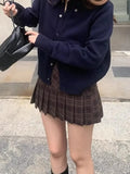 Autumn And Winter New Temperament Gentle And Thin Comfortable Niche Soft Knitted Knitted Three-Color Polo
