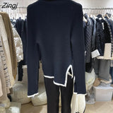 Women Spring Clothing All-match New Design Ins Popular Fashion Korean Style Cosy Young Ladies Leisure Slim Trendy