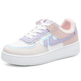 Student Board Shoes Women 2025 Autumn New Fashion Hit The Thick Background To Increase The Small White Shoes Breathable Casual