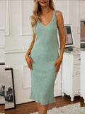 Knitted Suit For Autumn/Winter 2025 Women's Elegant Vest Dress + Long Open Shirt Jacket
