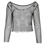 Long Sleeve Fishnet