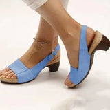 Explosion Of Women's Shoes In The Thick Heel Sandals Direct Wish Heel Shoes
