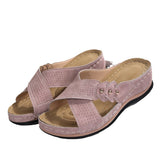 Slopes And Slippers Women's New Summer Sandals Flat-Bottomed Slippers Anti-Slip Rocking Line Light Cool