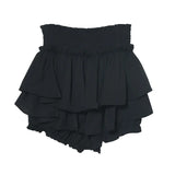 Real Shot Of The Ballet Style White Fluffy Half Skirt Woman Loose High Waist Cake Skirt A Word Super Short Skirt