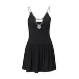 Zingj Women's Wear 2024 Summer New Fashion Sexy V Collar Low-Cut Hot Girl Temperament Slim Halter