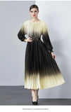 New Women's Dress Dress Oversized Dress Print 100 Folds T-Shirt With T-Shirt Holiday Casual