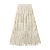 Folded Tuxedo Skirts Women's Summer New Fried Street Niche Temperament With Thin Half Skirt