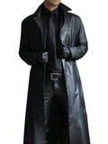 Men's Long-Winded Men's Fashion Plus PU Leather