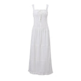 Zingj Summer New Women's Holiday Style Fashion Square Collar French Temperament Slim Halter