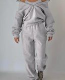Ebay New Autumn Women's Clothing New Fashion Catch Velvet Sports Leisure Suit