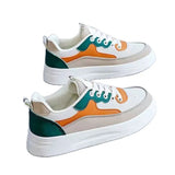 Thick-Bottomed Small White Shoes Women 2025 Summer New Korean Version Of The Round Head Casual Shoes Student Running